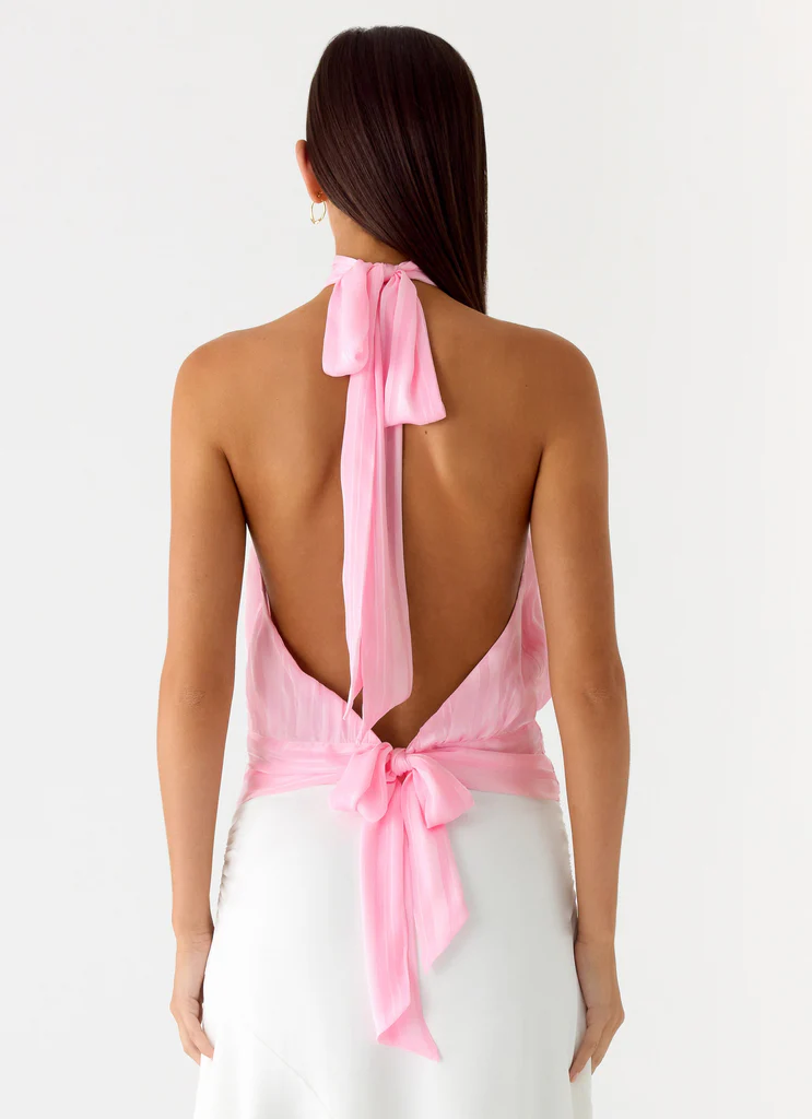 Top en mousseline Willow - Rose bébé