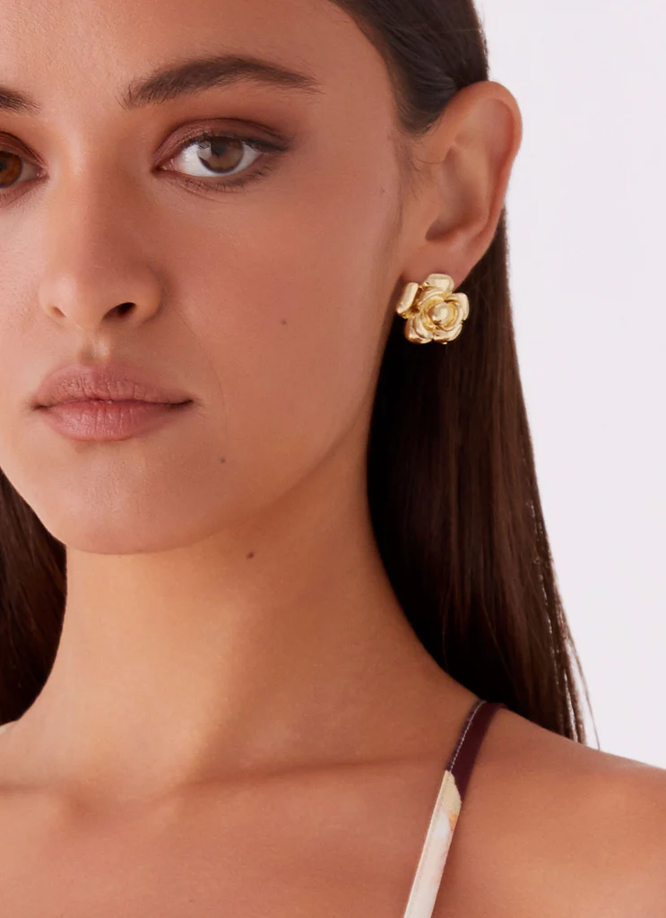 Boucles d'oreilles Pretty In Bloom - Or