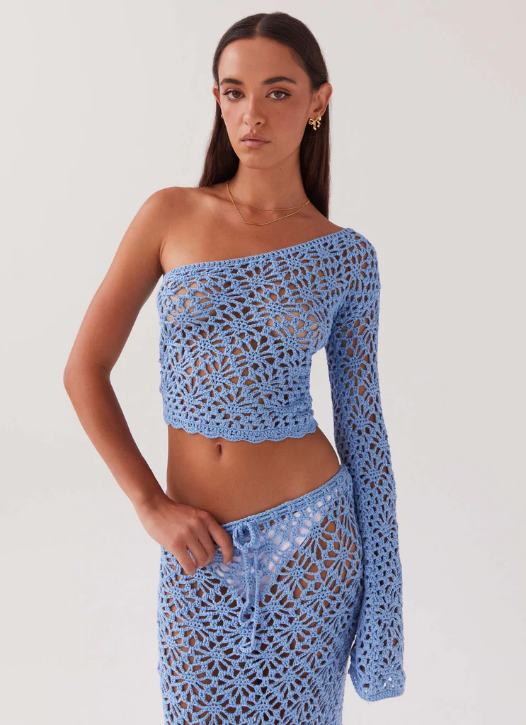 Haut à crochet Merliah - Bleu
