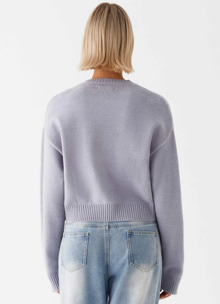 Pull oversize Monika - Bleu