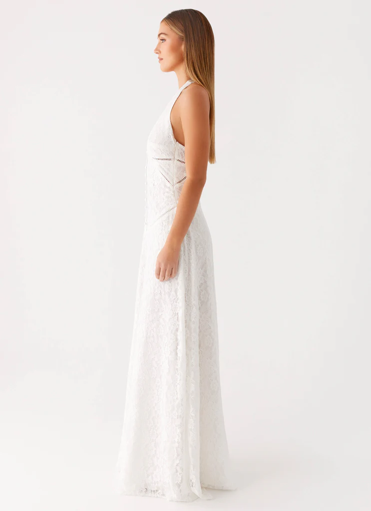 Robe Maxi en Coton Ember Valley - Ivoire