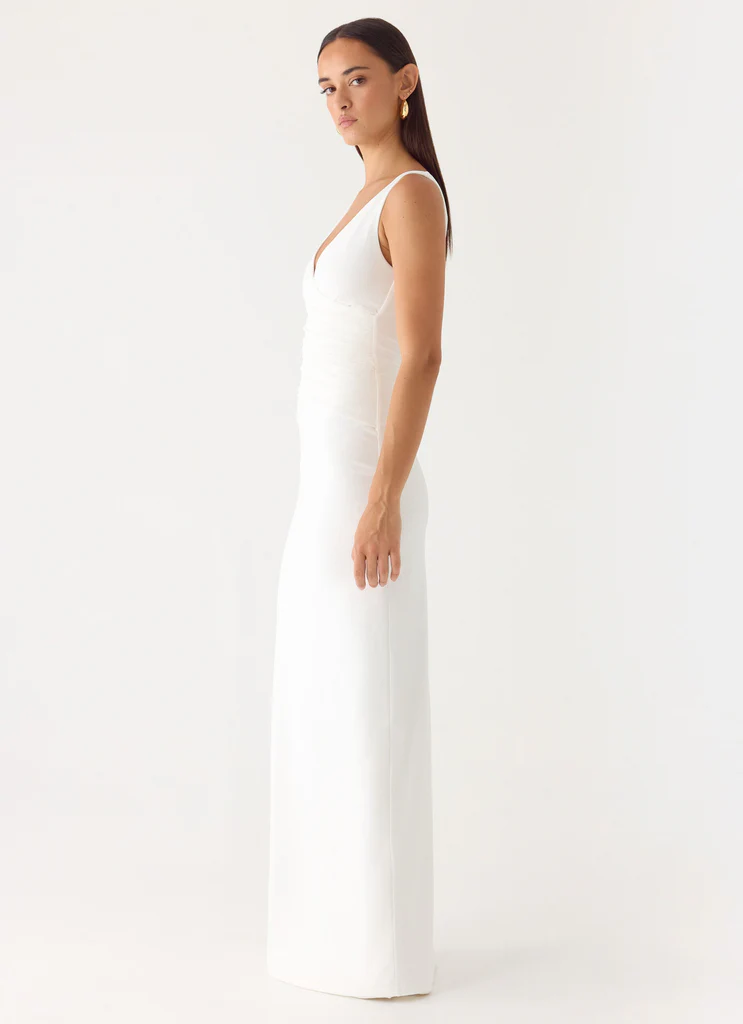 Robe Maxi Nerine - Blanc