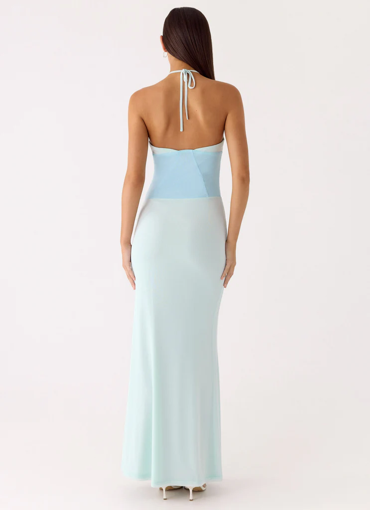 Robe Maxi en Maille Romilly - Émeraude