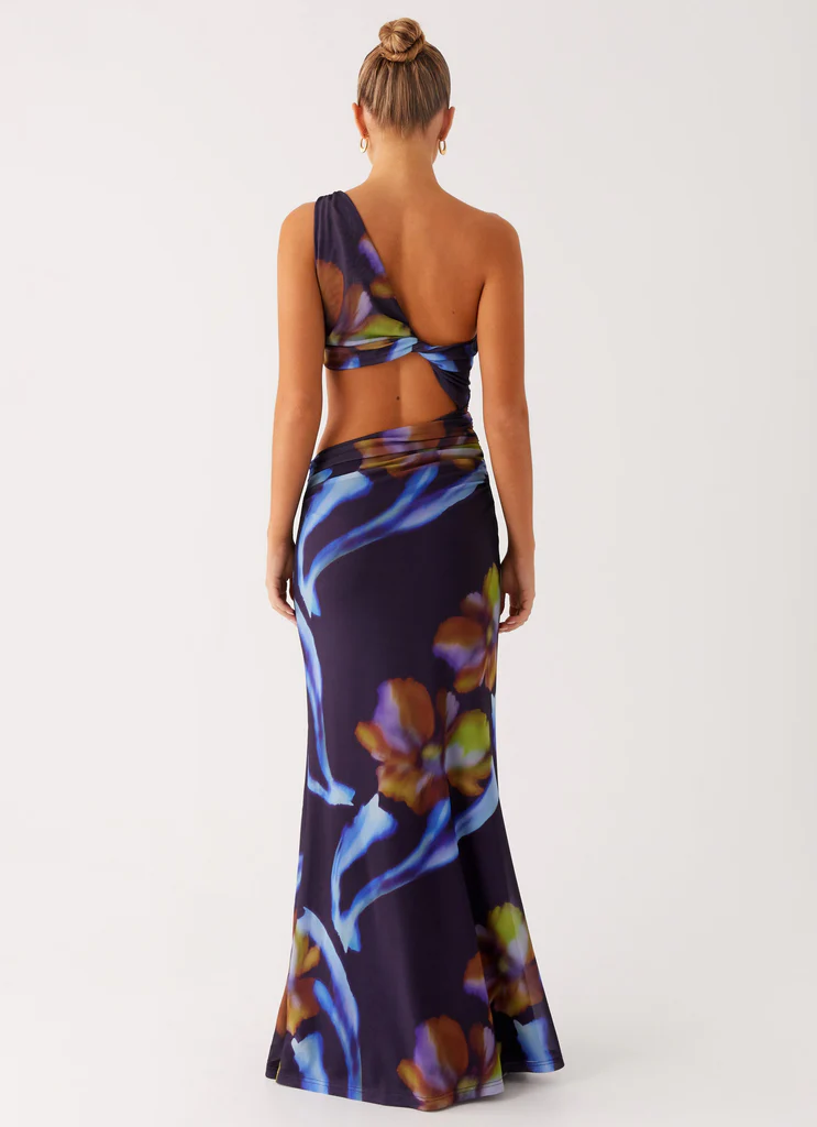 Robe maxi Zanzibar - Floral foncé