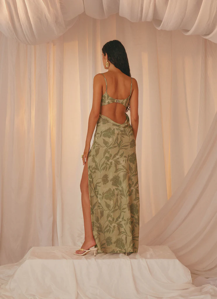 Robe Maxi Alouette - Fougère Jade