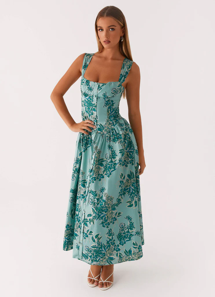 Robe Midi Emmalina - Floral Cloud Nine