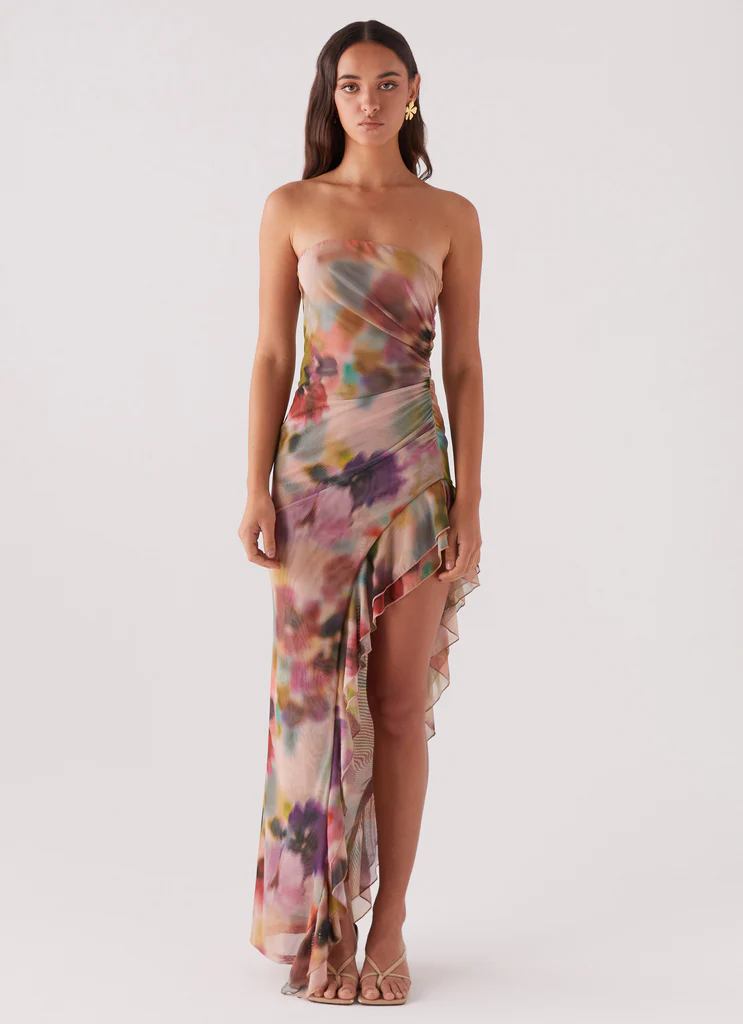 Robe maxi sans bretelles Shape Of You - Mystic Meadow
