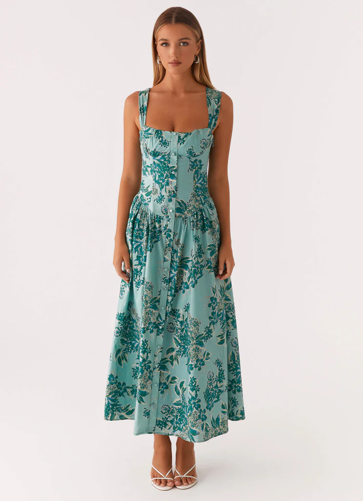 Robe Midi Emmalina - Floral Cloud Nine