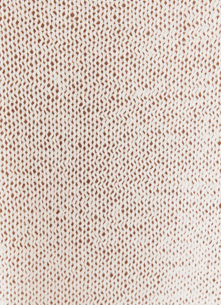 Top en tricot Capri Glow - Blanc
