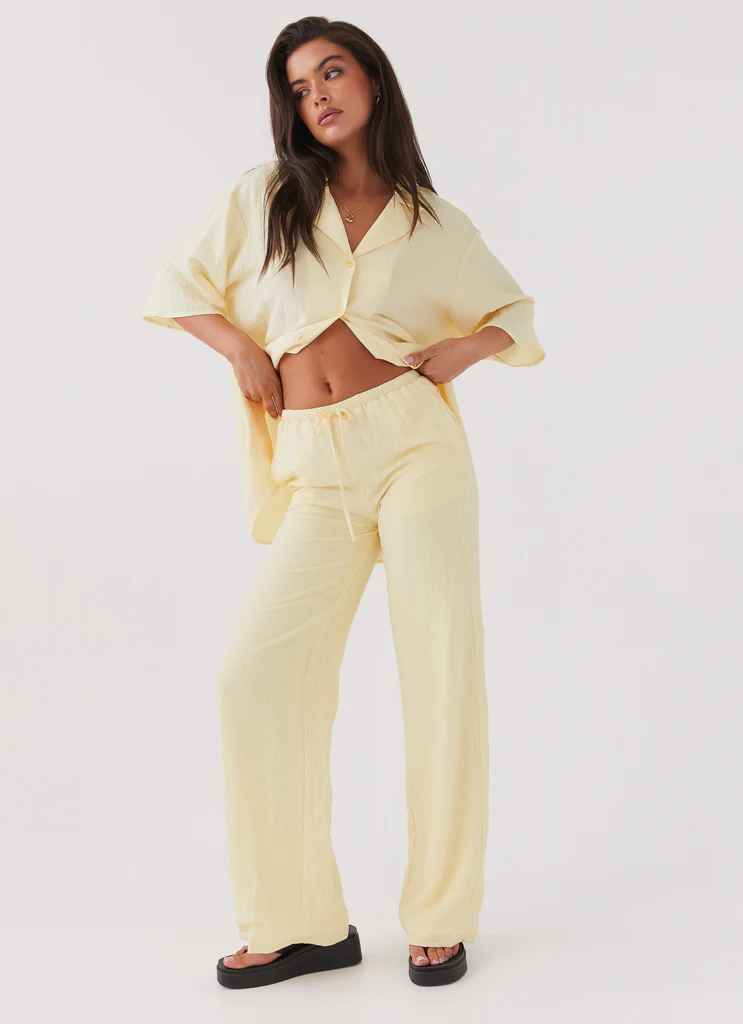 Pantalon The Good Days - Citron