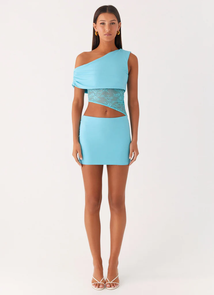 Robe Mini Love Motion – Bleu Aqua Robe Mini Love Motion - Bleu Aqua