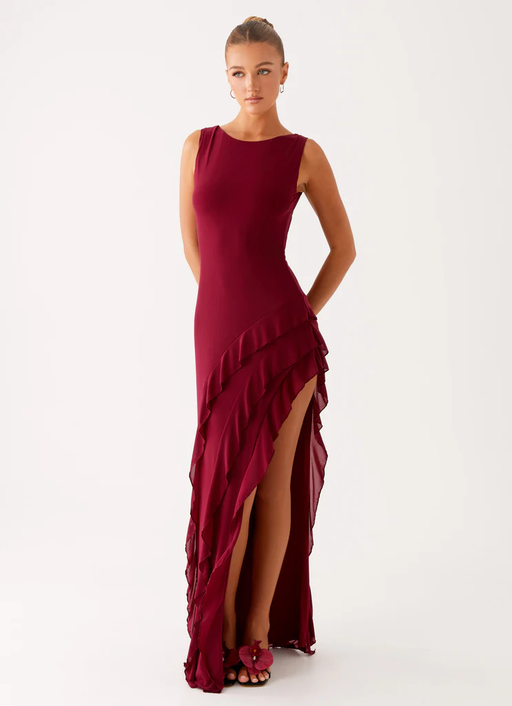 Robe Maxi Hendrix – Vin Framboise Robe Maxi Hendrix - Vin Framboise