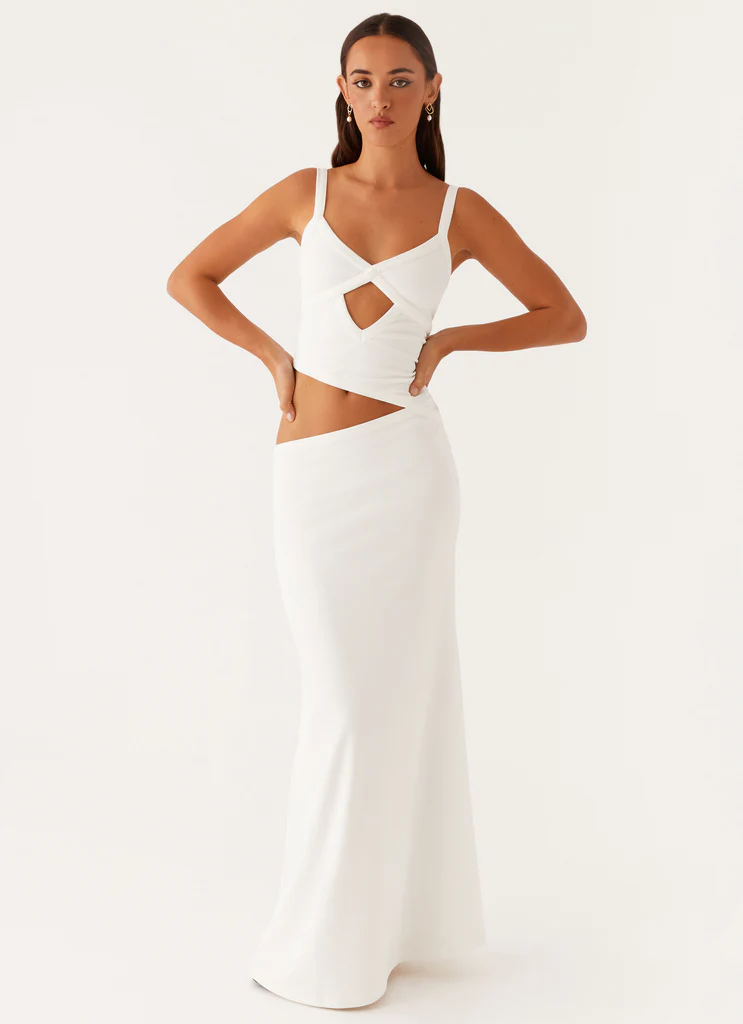 Robe Maxi Jocelyn - Blanc
