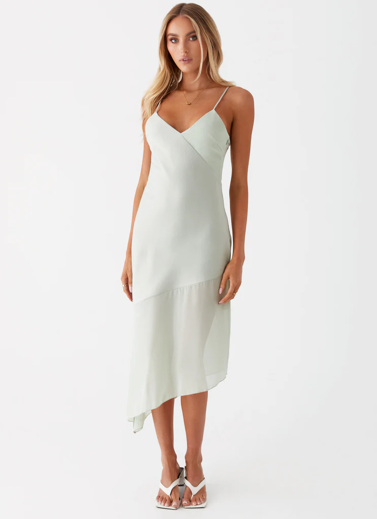 Robe midi Leia - Sauge