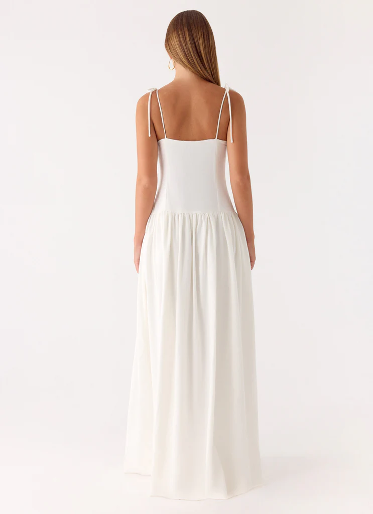 Robe Maxi en Lin Giovanna – Blanc Robe Maxi en Lin Giovanna - Blanc