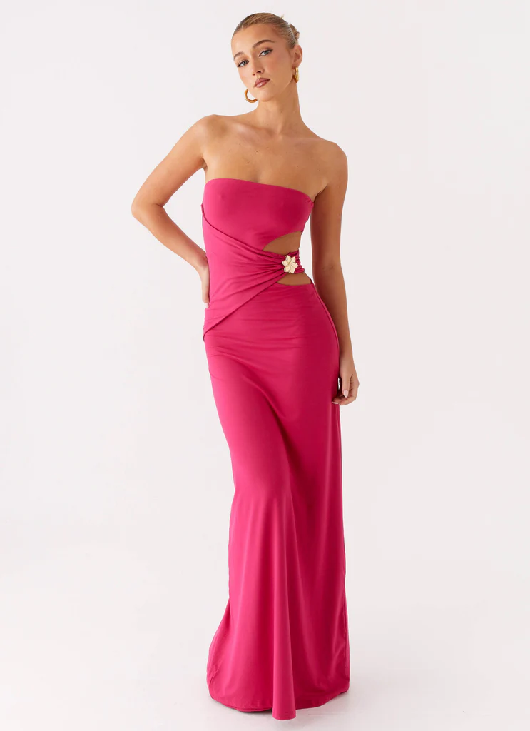 Robe Maxi Anetta – Fuchsia Robe Maxi Anetta - Fuchsia
