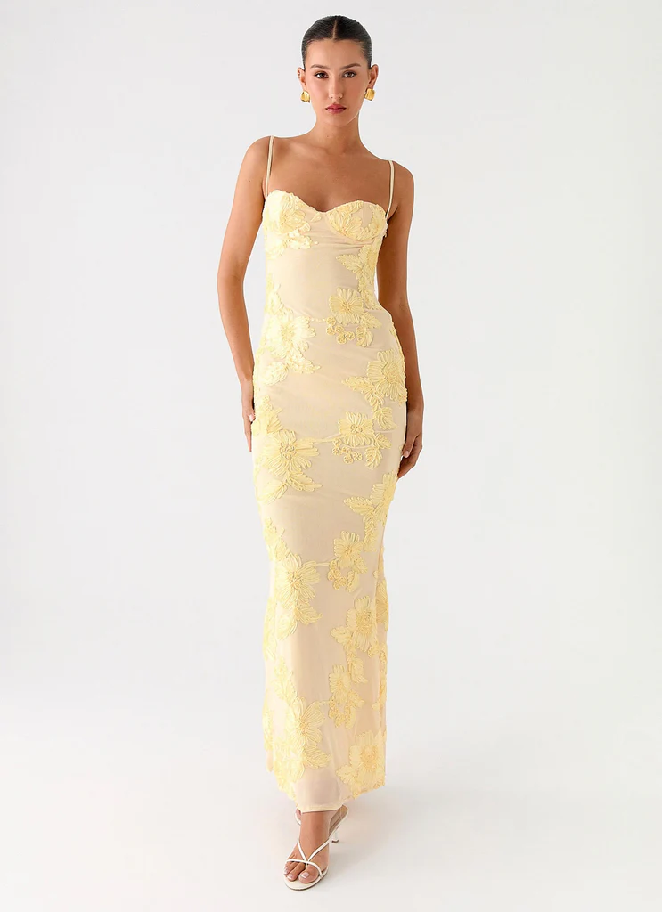 Robe maxi That Girl - Citron