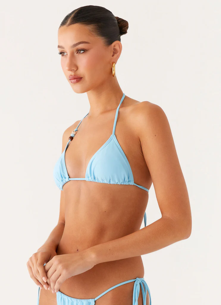 Haut de maillot de bain Ryland à perles - Turquoise