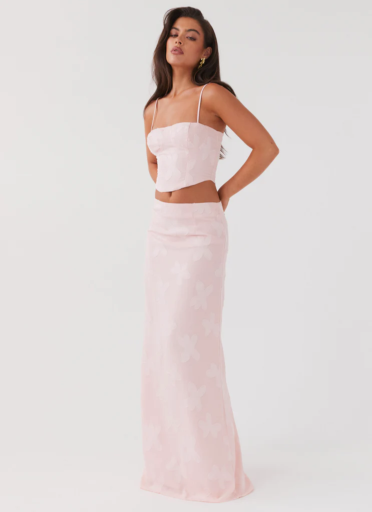 Maxi-jupe Best Love - Rose Pétale