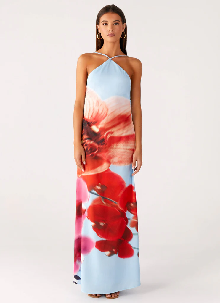 Robe Maxi Chloe - Bloom Turquoise