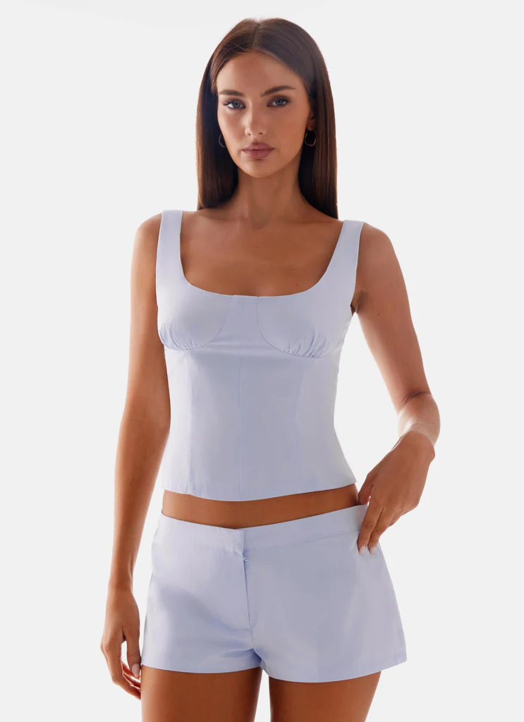 Haut bustier Coastline – Bleu Haut bustier Coastline - Bleu