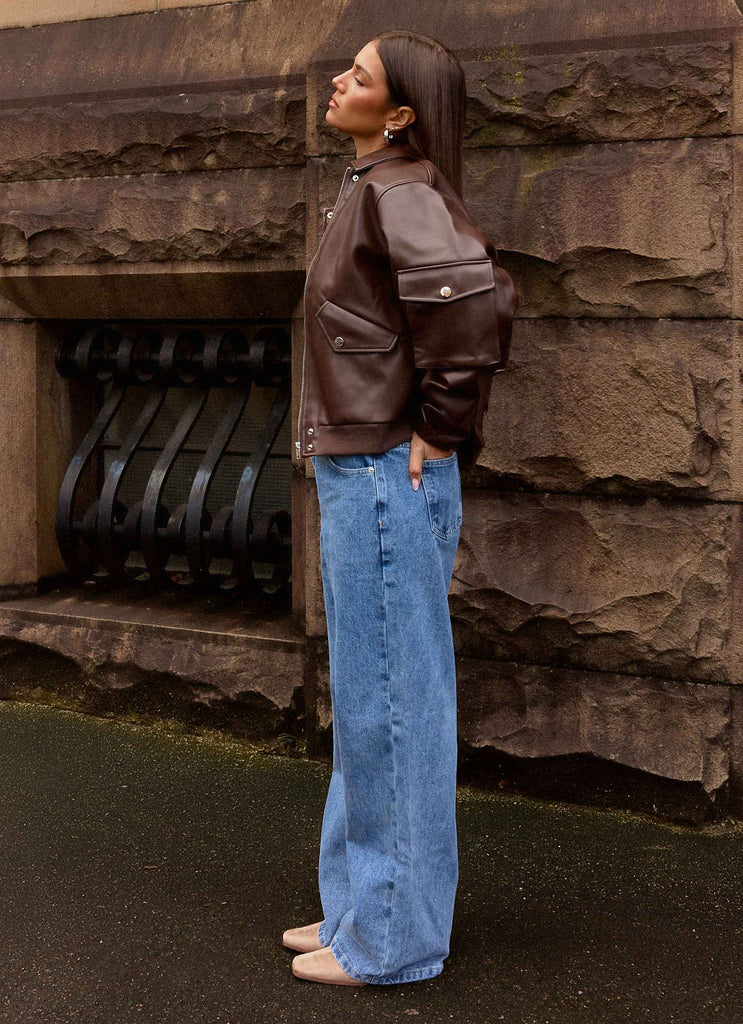 Veste Bomber Indara - Chocolat