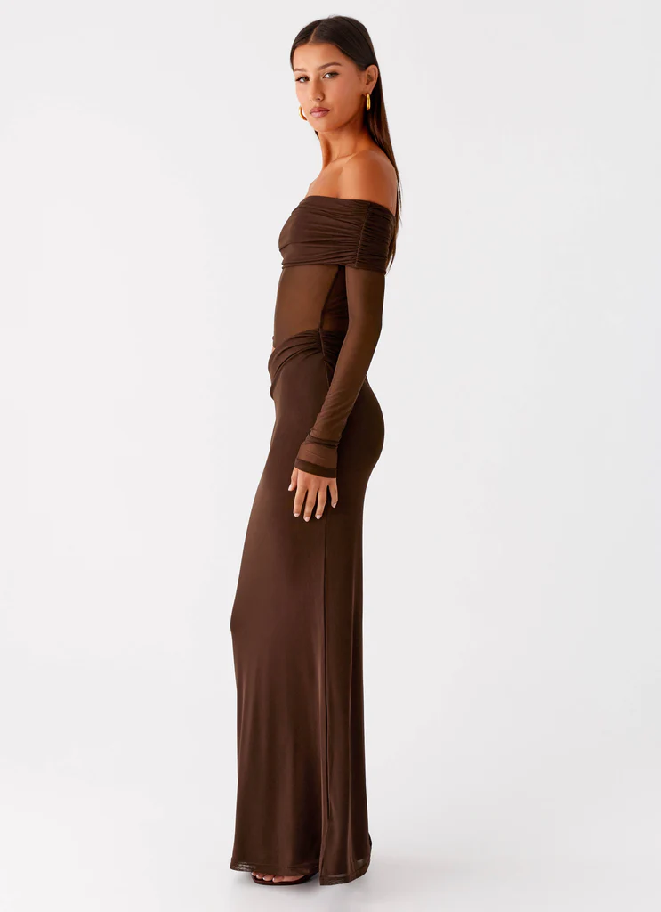 Robe Maxi Emery - Chocolat
