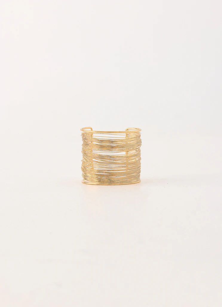 Bracelet de poignet Golden Blur - Or