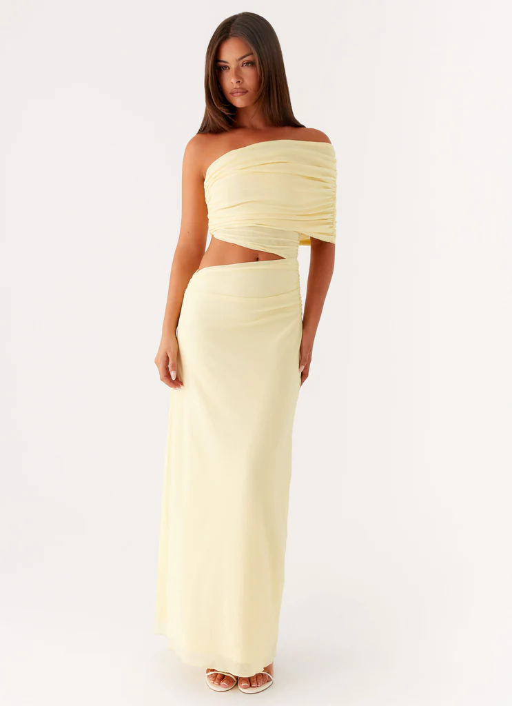 Robe Maxi Gillian - Jaune