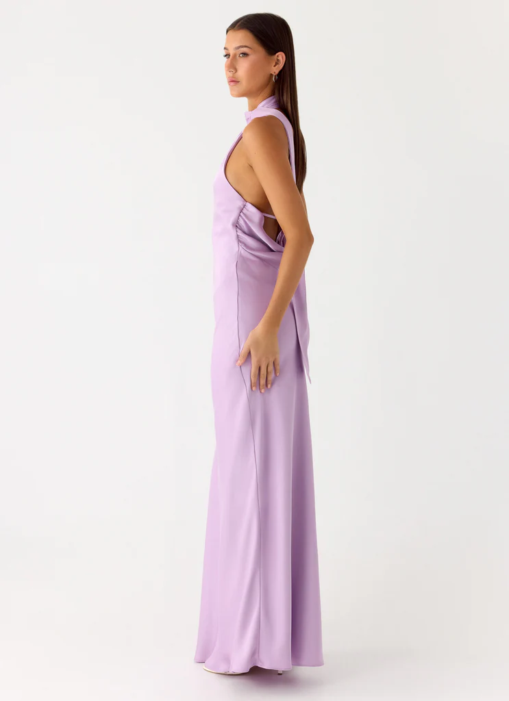 Robe Maxi Écharpe Keena - Lavande