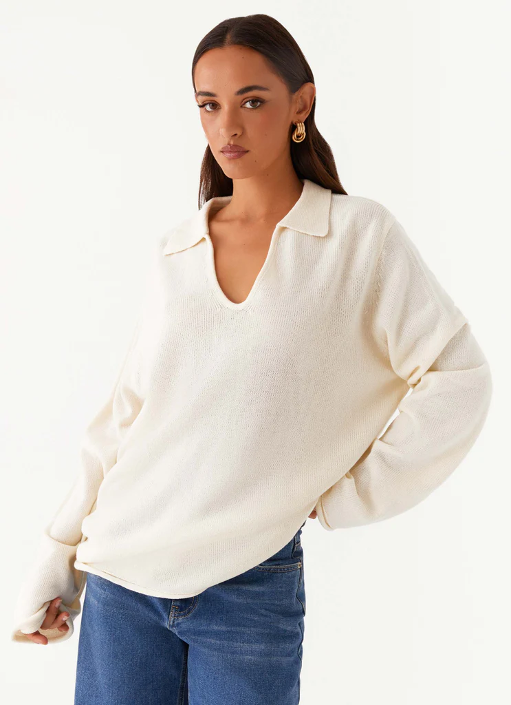 Pull Tricot Deena - Blanc