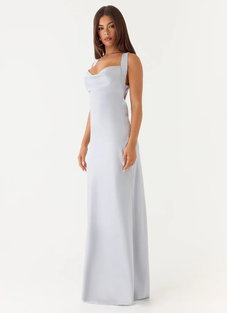 Robe Zandie Maxi - Bleu Misty