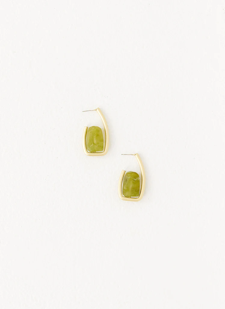 Boucles d'oreilles Cali Shore - Vert