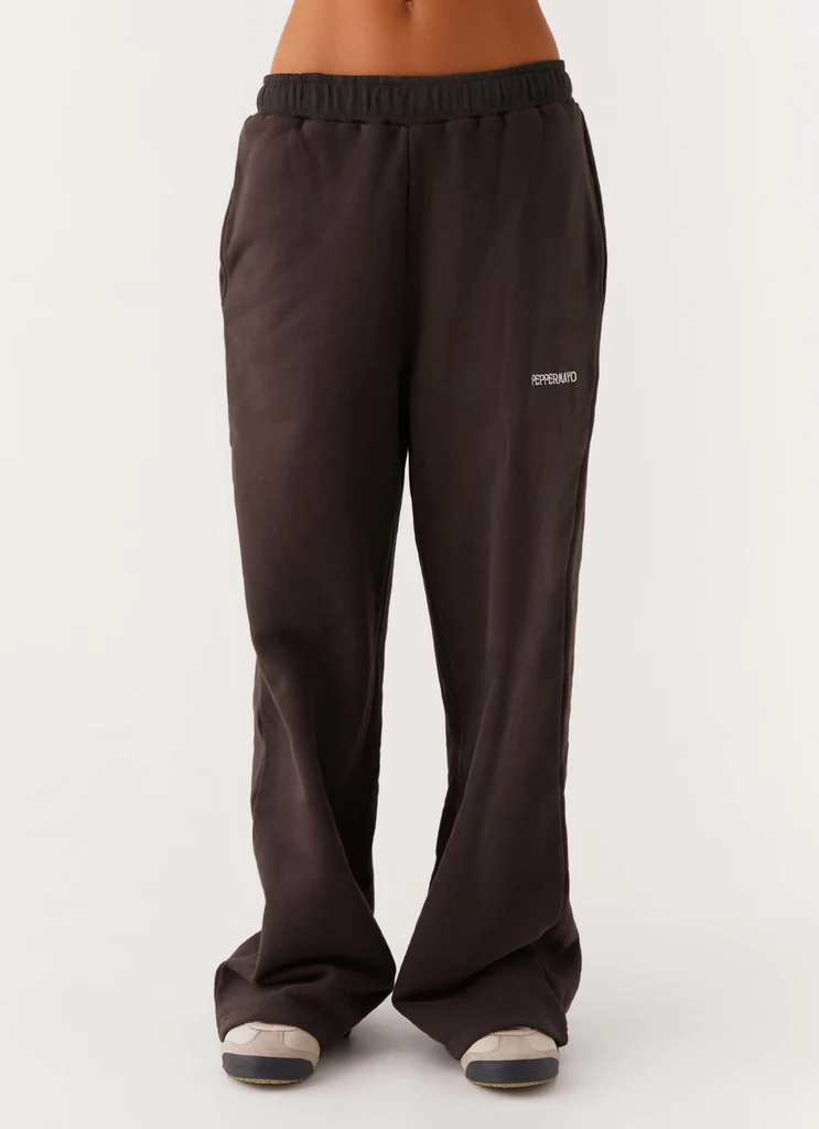 Pantalon de survêtement Signature - Gris charbon
