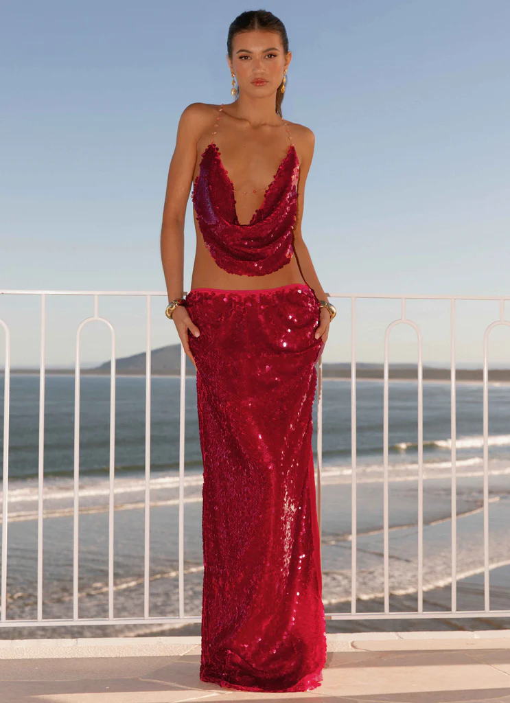 Jupe Maxi Amosa - Fuchsia