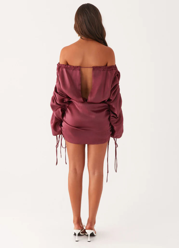 Robe Mini Reeve – Mûrier Robe Mini Reeve - Mûrier