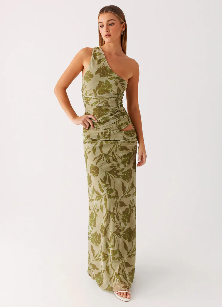 Robe maxi Georgiana - Fougère Jade