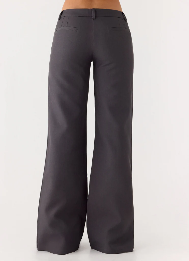 Pantalons à taille basse Hot as Ice - Gris