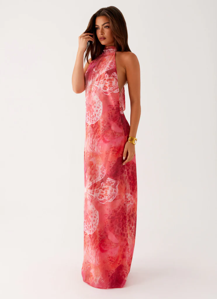 Robe Maxi Californie – Flamingo Fling Robe Maxi Californie - Flamingo Fling