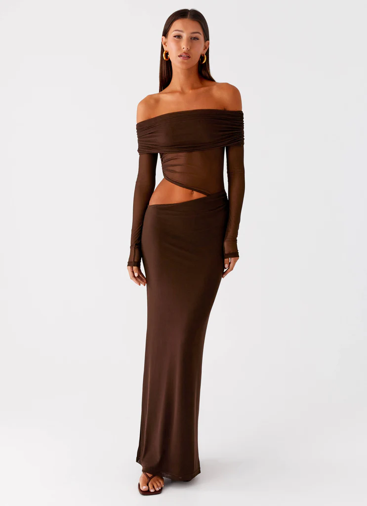 Robe Maxi Emery - Chocolat