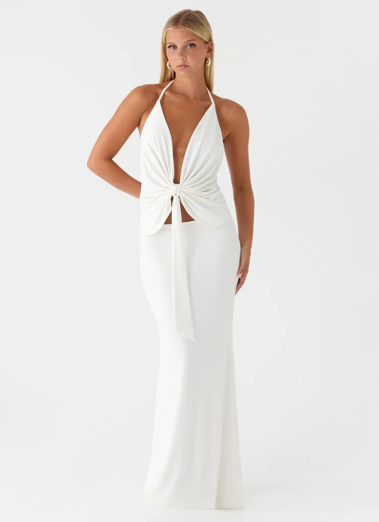 Robe maxi Undercover - Blanc
