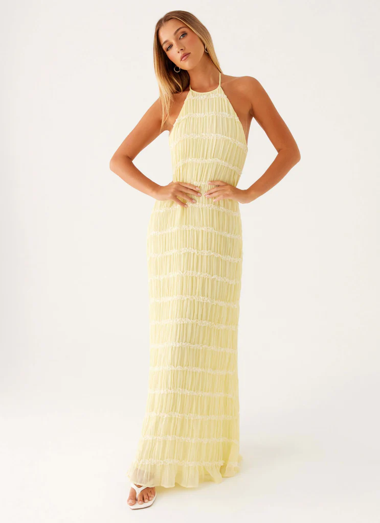 Robe Maxi Aullie - Jaune