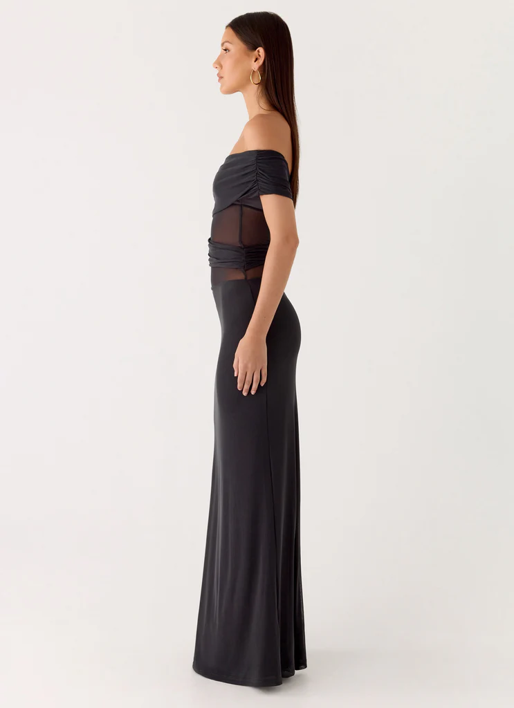 Robe Lumi Maxi - Gris foncé