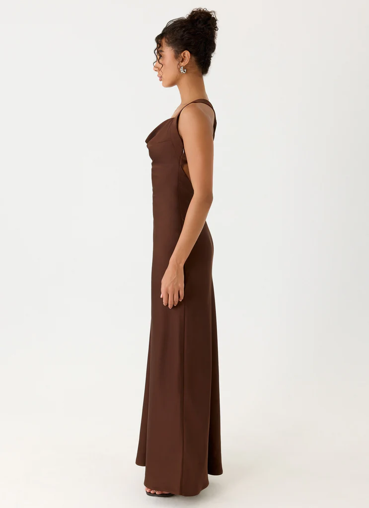 Robe Zandie Maxi - Chocolat Tarte