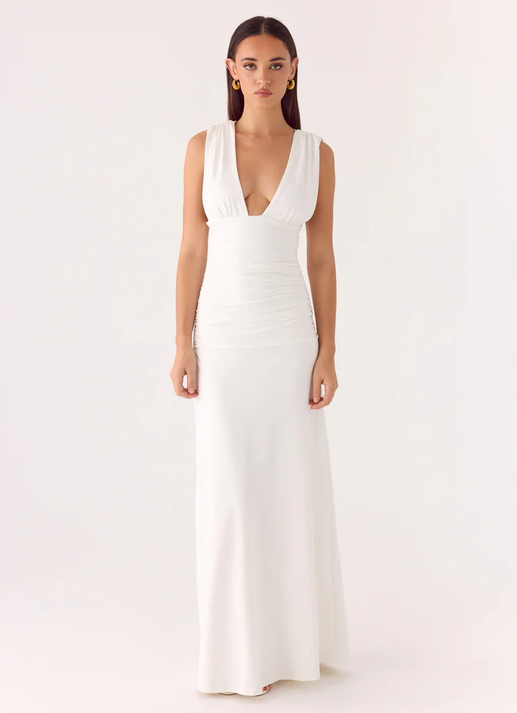 Robe maxi Options - Blanc