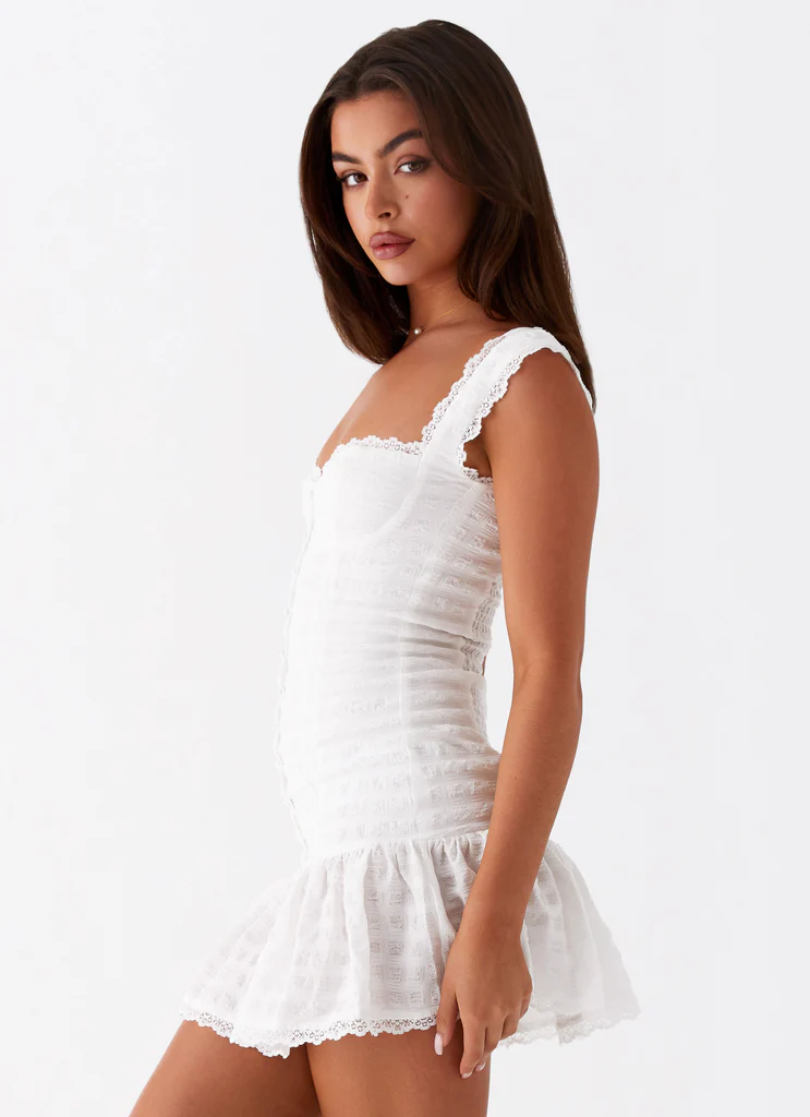 Robe Mini Kristina - Blanc