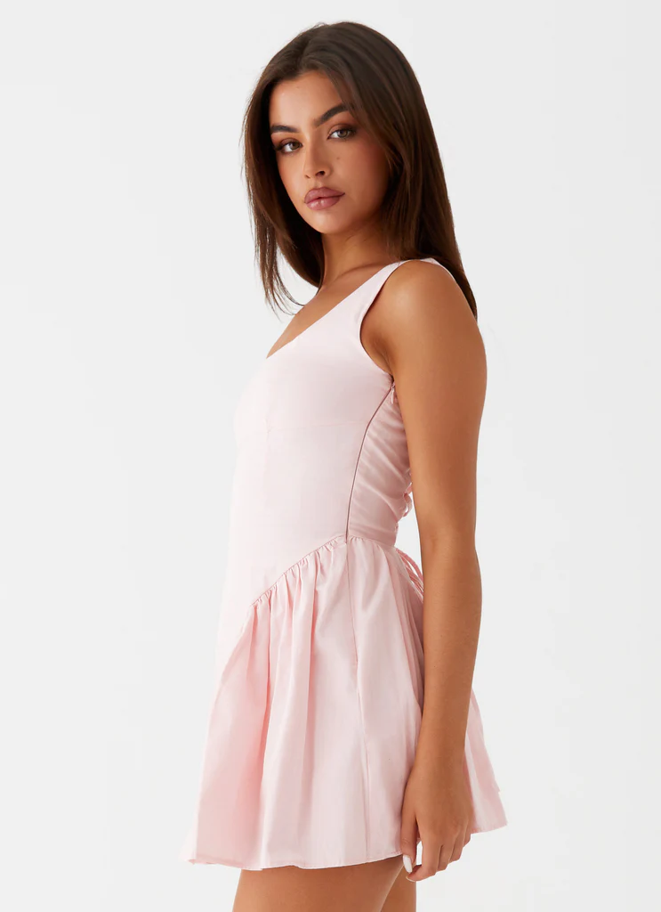 Robe mini corset Sassy Soiree - Rose