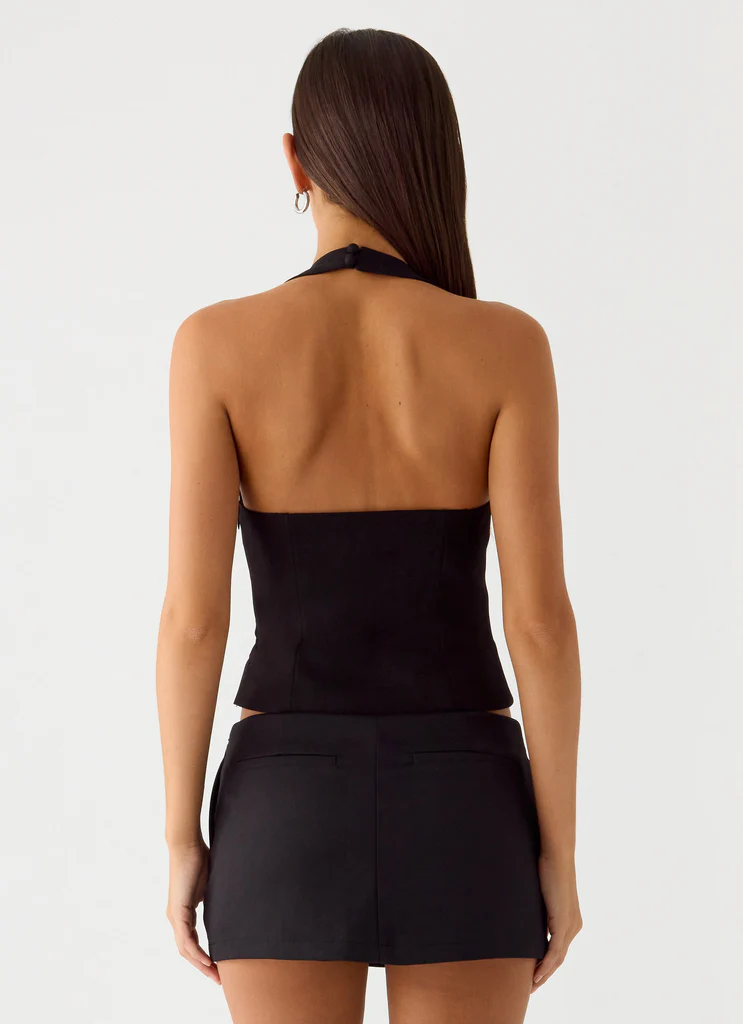 Top Mirna Halter - Noir