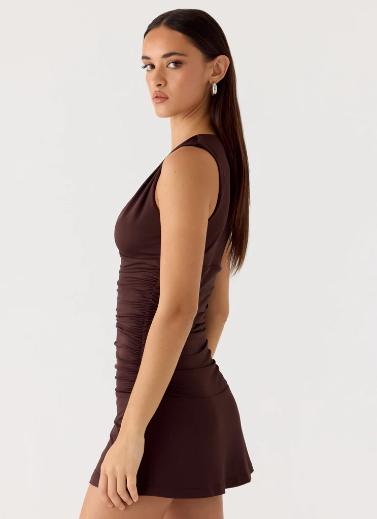 Robe Mini Cherry Sky - Chocolat