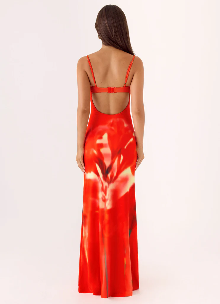 Robe Maxi Vamonos - Feuille de feu